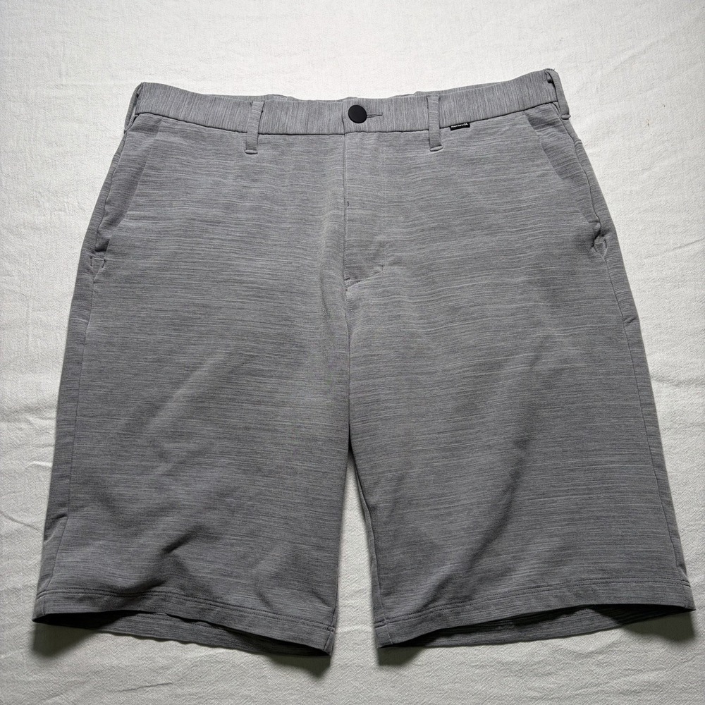 Hurley Cutback Shorts 21" Golf Gray Size 32x10" Athleisure Logos